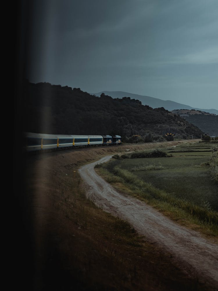 A View Of The Train From The Window