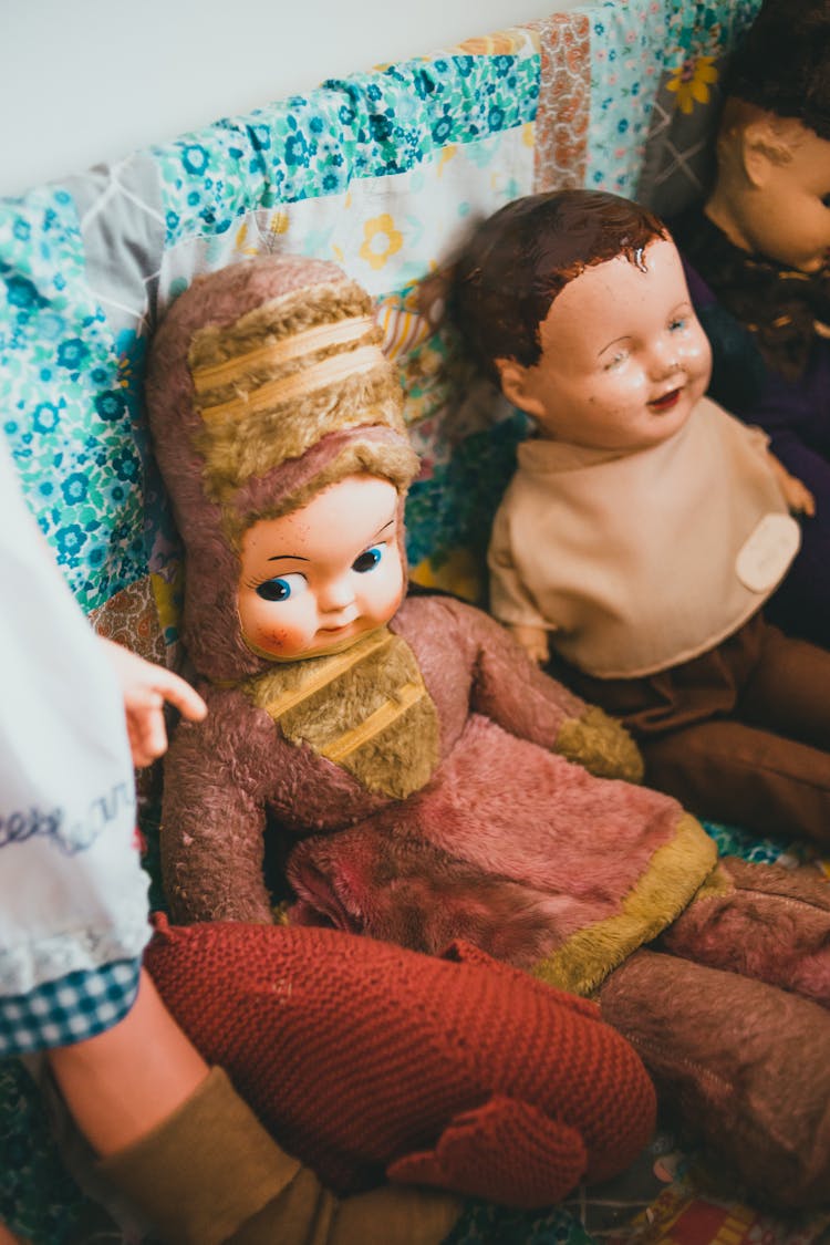 Close Up Of Babies Toys Sitting