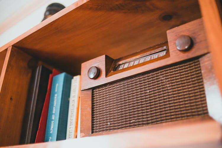 Radio On Shelf