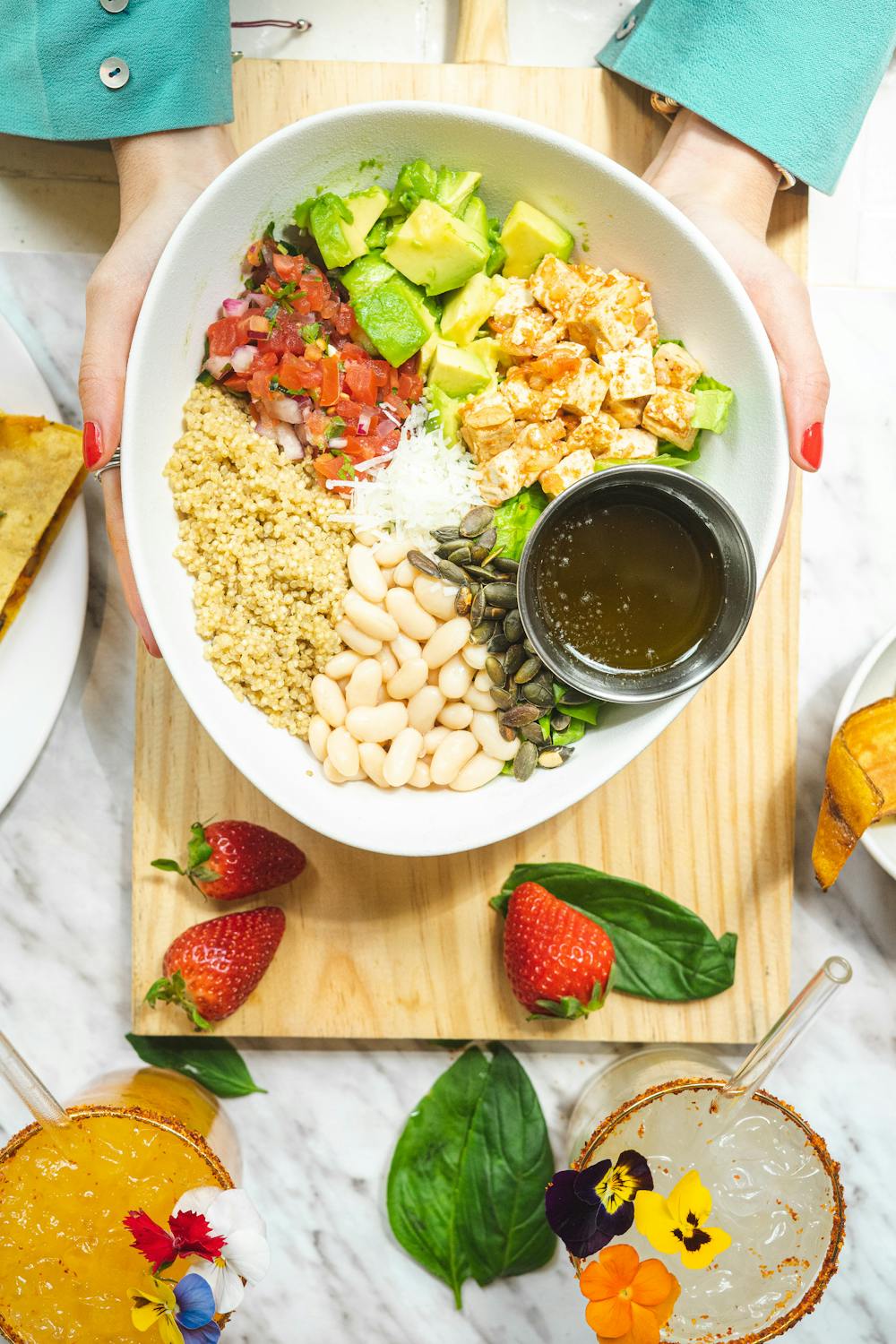 Quinoa Salad with Avocado and Lime
