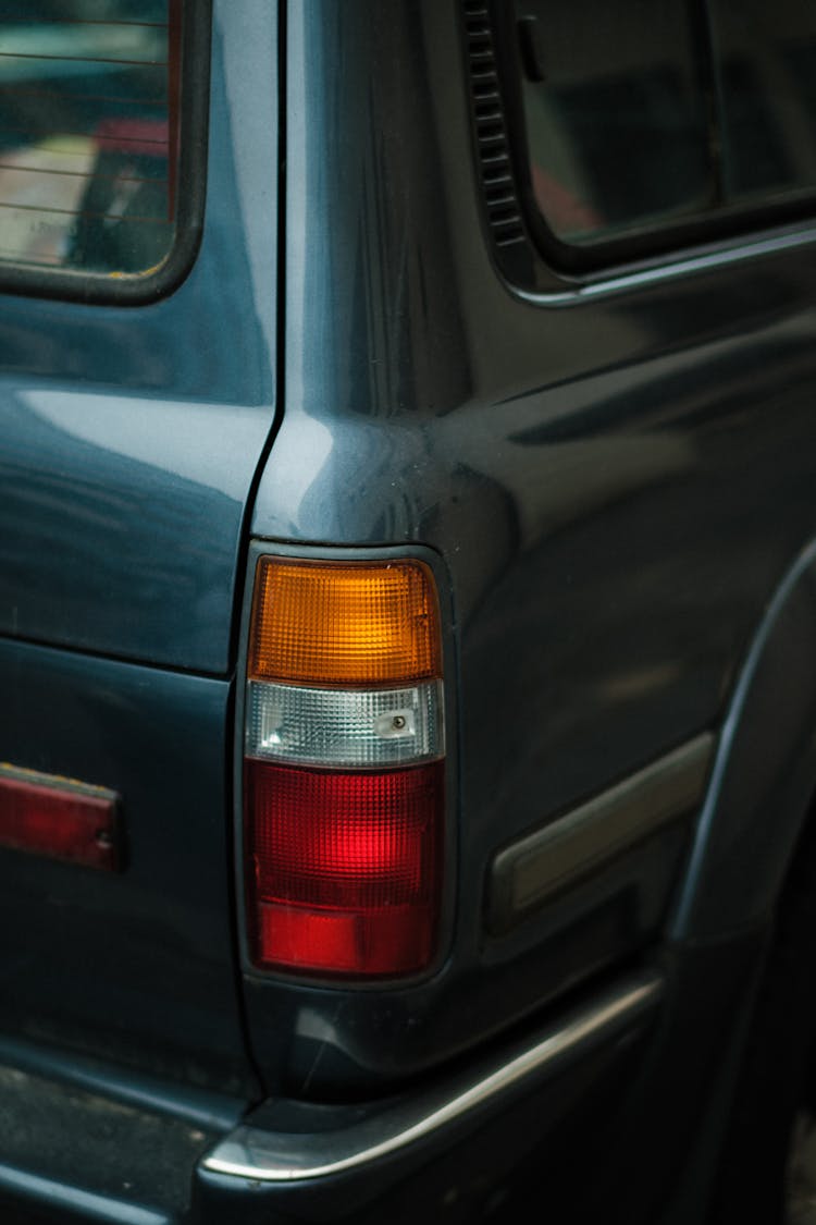 Taillight Of A Toyota Land Cruiser 