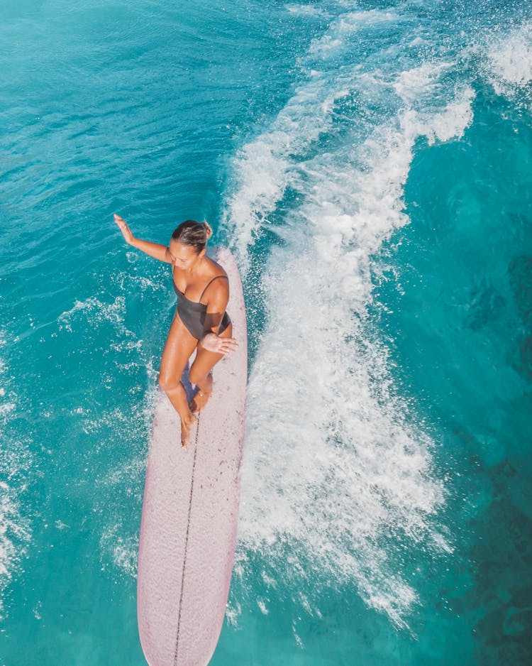 Woman Surfing 