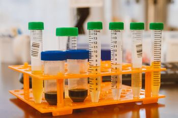 Laboratory test tubes