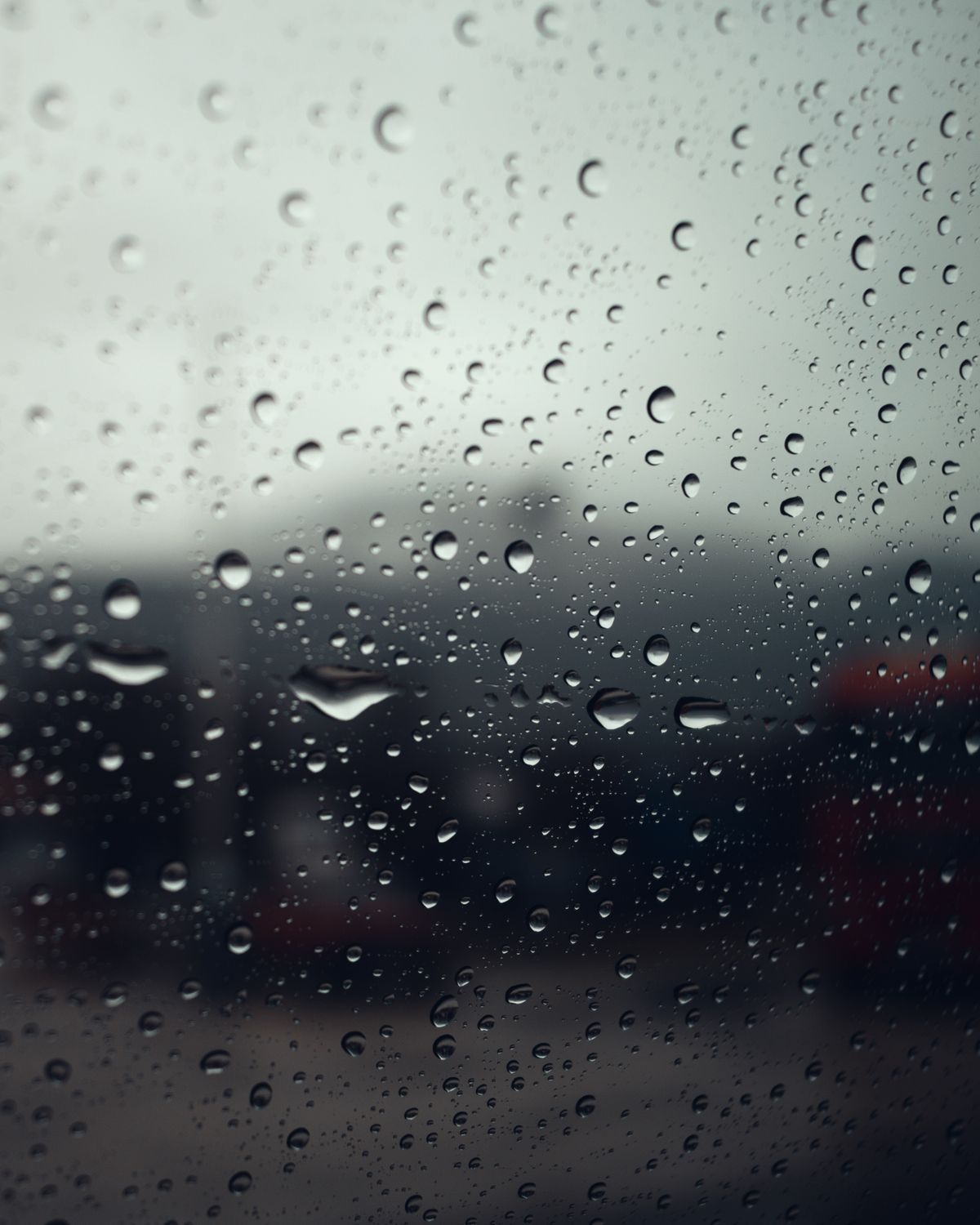 Water Droplets on a Glass Window · Free Stock Photo