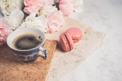 Kostenloses Stock Foto zu blumen, getränk, kaffee