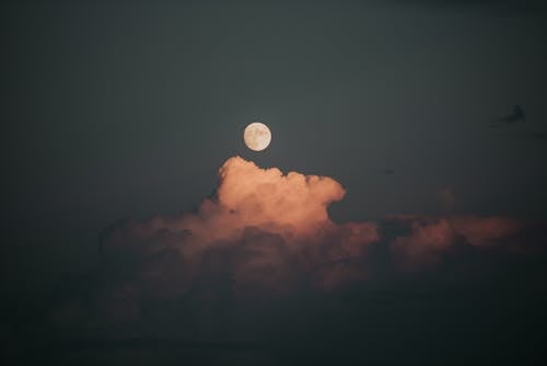 Gratis lagerfoto af dramatisk himmel, fuldmåne, malerisk Lagerfoto