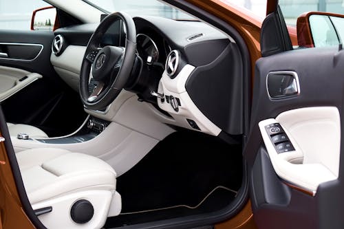 Free  Car Interior of Mercedes-Benz Stock Photo