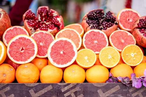 Free Close-Up Shot of Citrus Fruits  Stock Photo