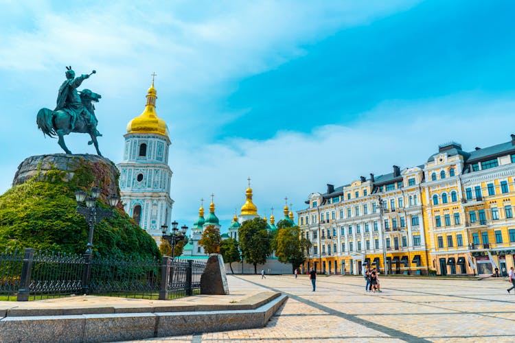 Statue And Orthodox Churches