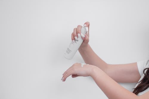 Free Applying Hand Cream Stock Photo