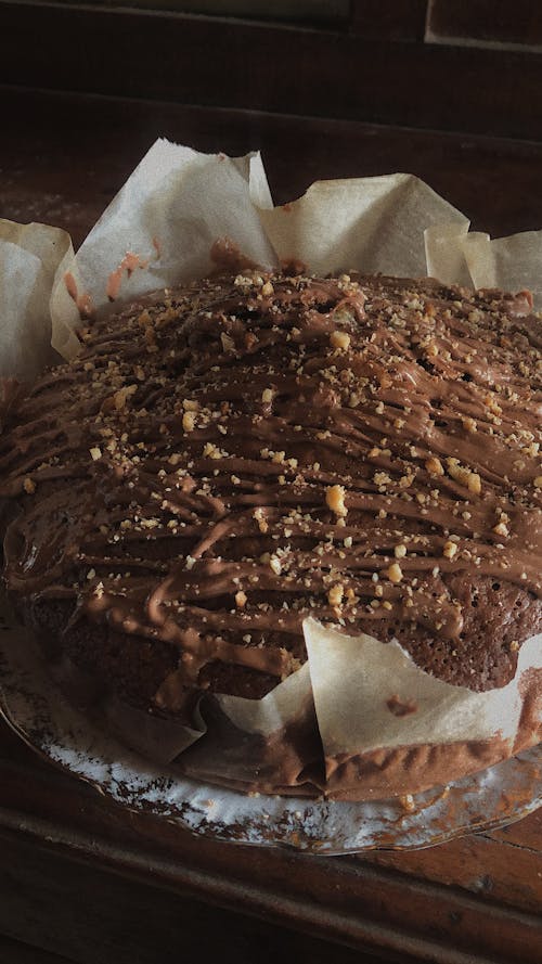 Chocolate Pastry with Nuts