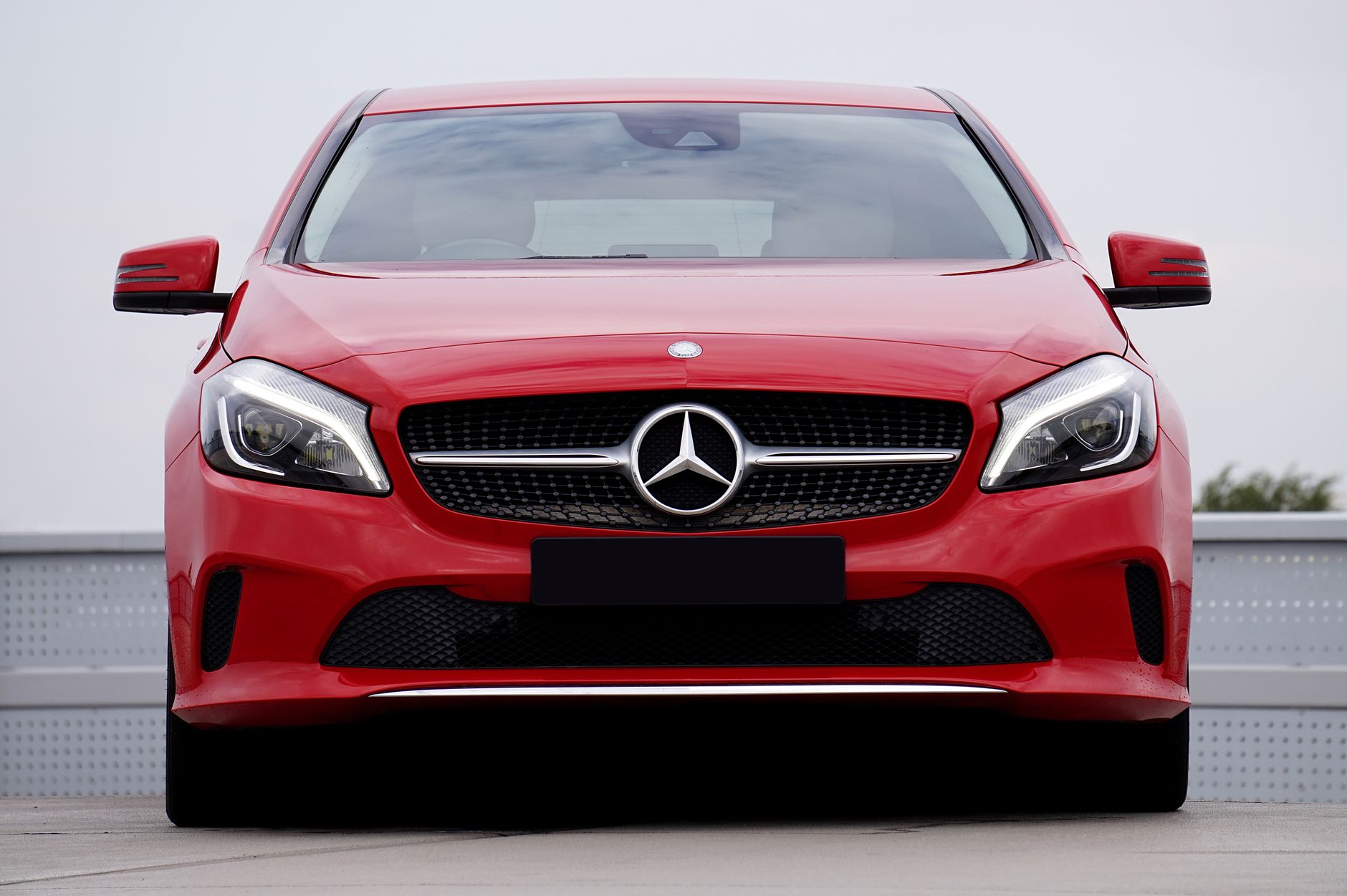 Close Up Photo of a Red Car