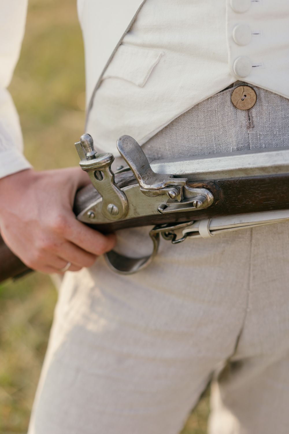 Hand Holding Historical Rifle · Free Stock Photo