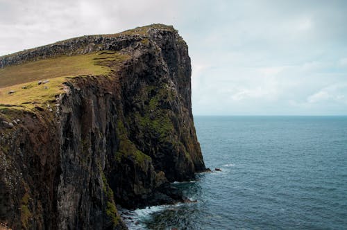 崖, 海, 浸食の無料の写真素材