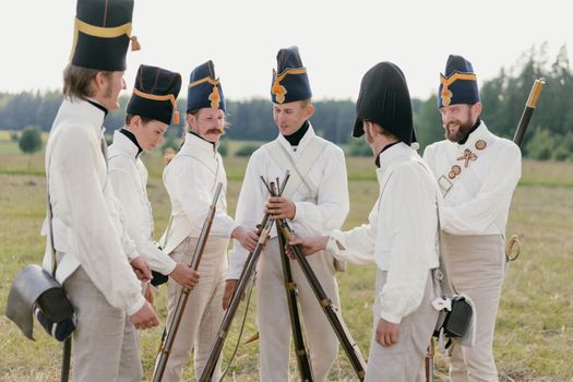 Grenadiers Stacking Arms