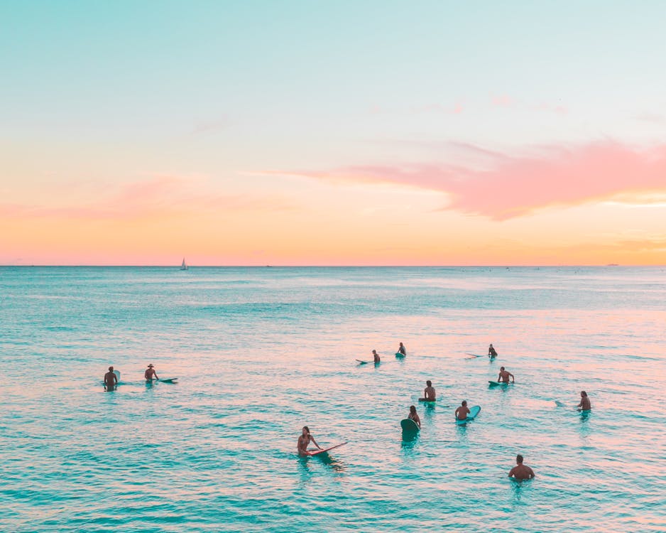 Безкоштовне стокове фото на тему «водойма, дошки для серфінгу, літо»