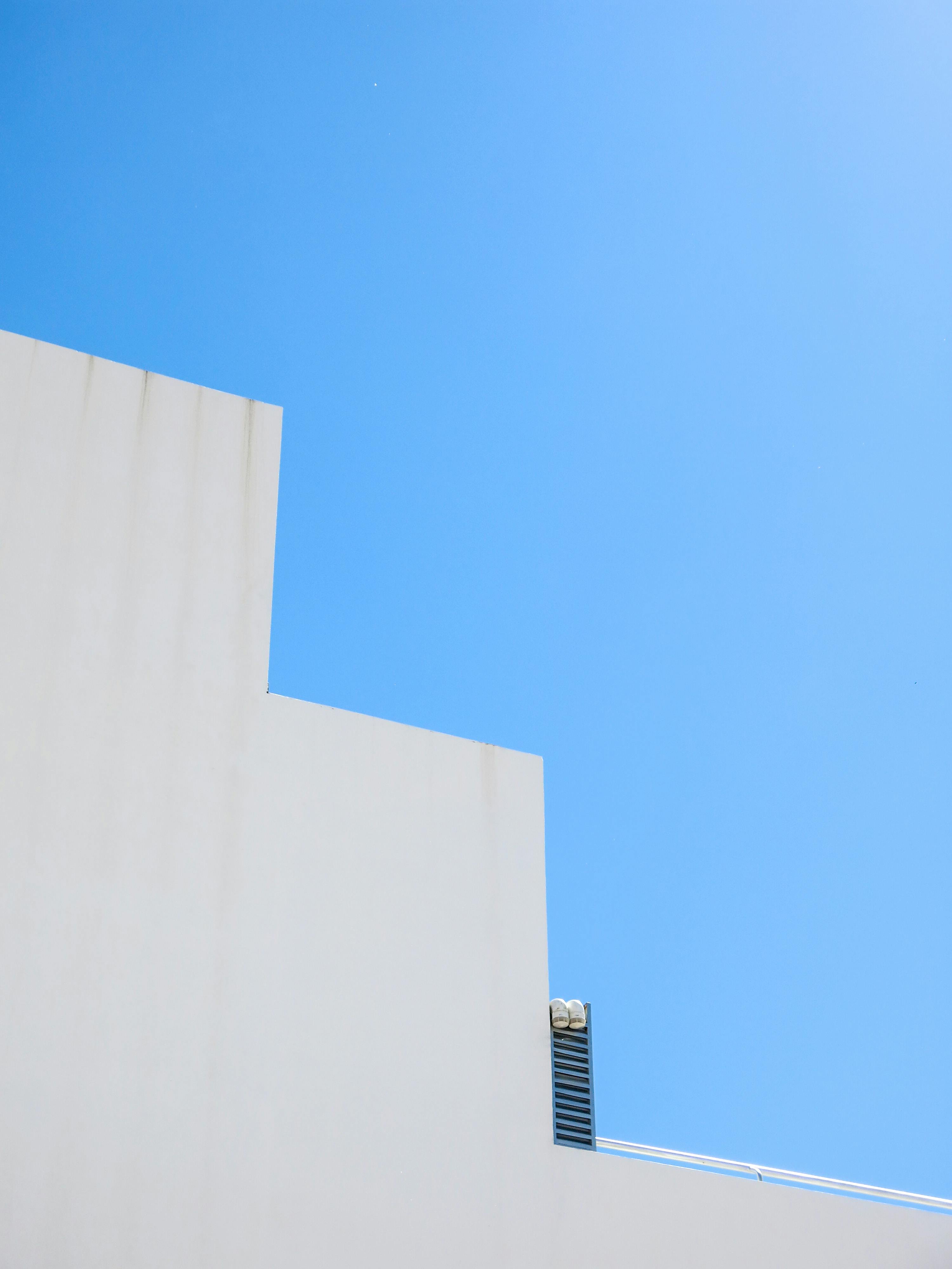 white concrete building