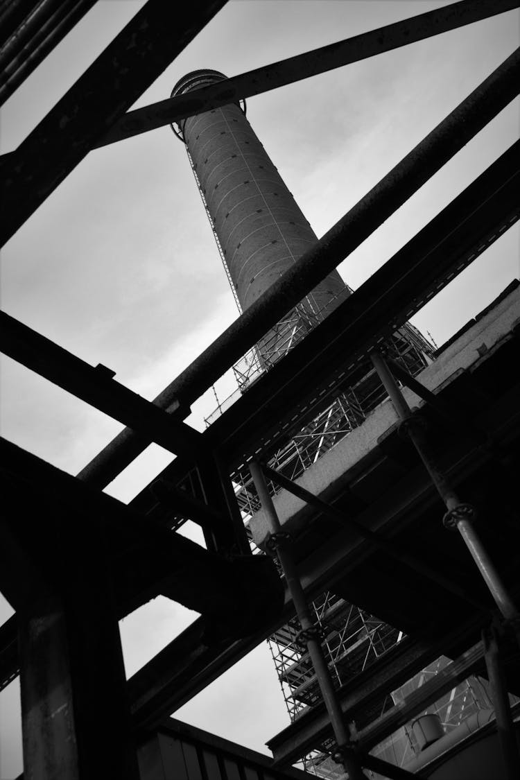 Industrial Chimney In A Factory