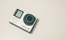 Sport Camera on White Background