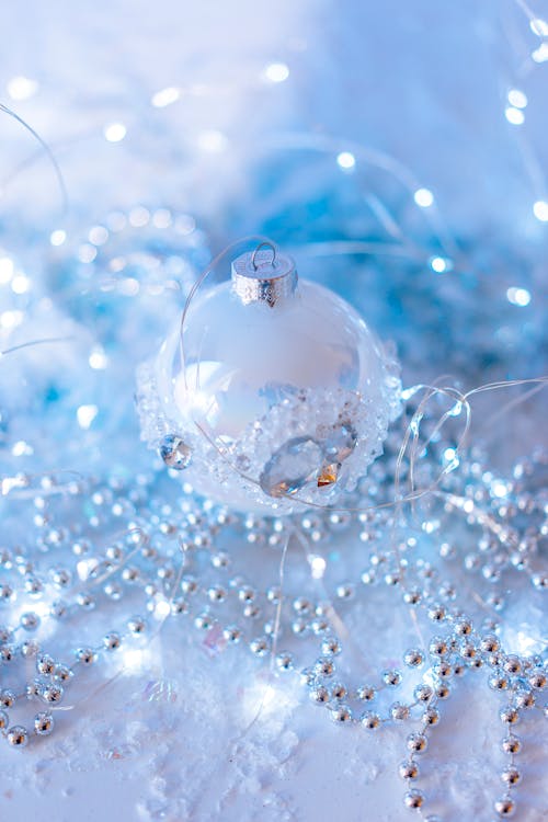 Close-Up Shot of a Christmas Bauble