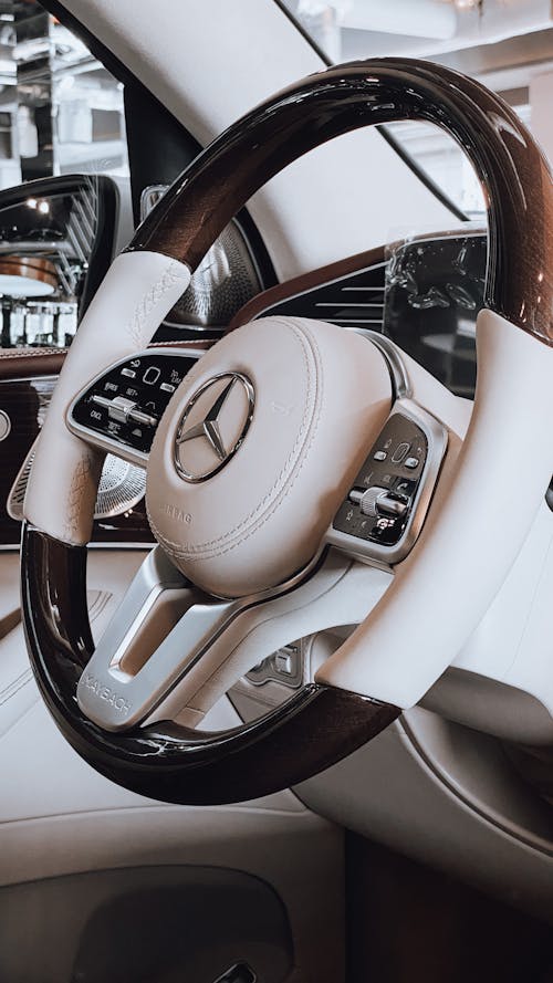 Free Mercedes Benz Steering Wheel Stock Photo