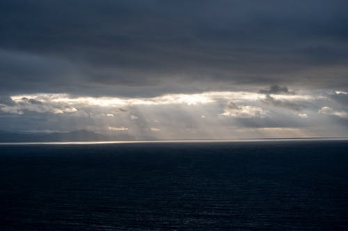 Foto d'estoc gratuïta de calma, horitzó, mar
