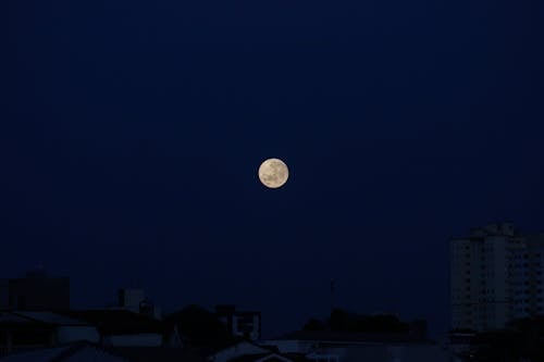 A Full Moon over the City