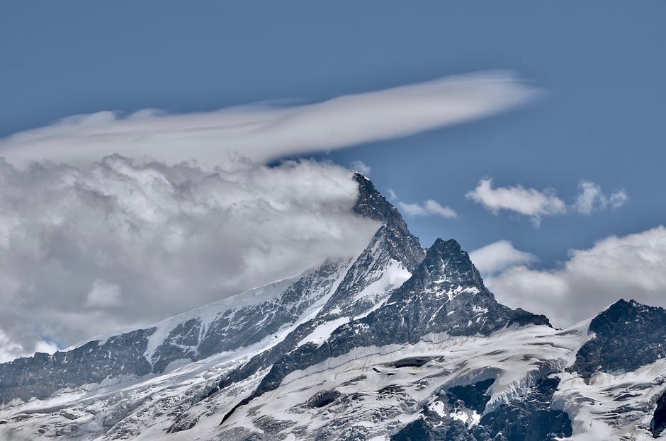 Photo of Mountains Covered with Snow