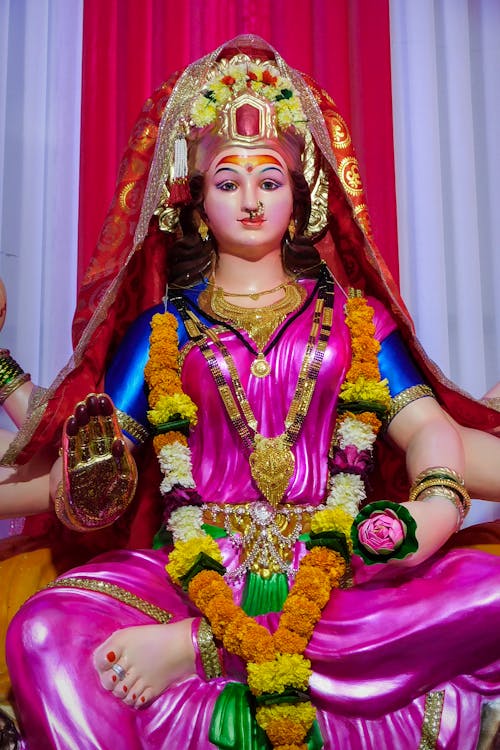 A Hindu Goddess Sculpture