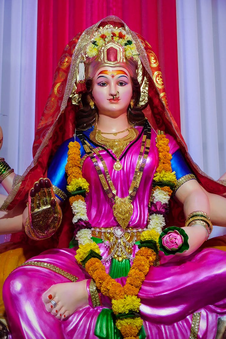 A Hindu Goddess Sculpture