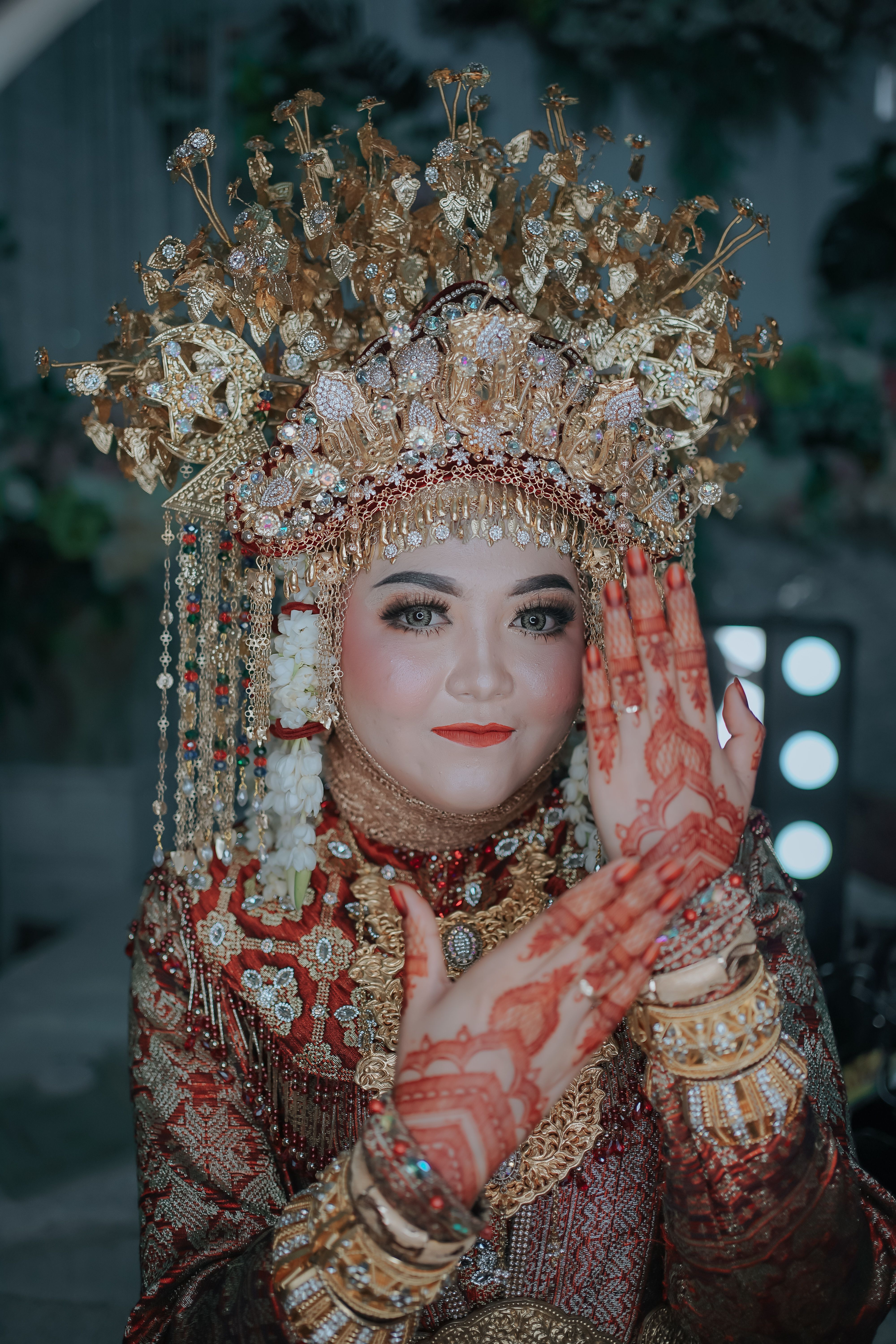 A Woman in Traditional Dress Smiling · Free Stock Photo