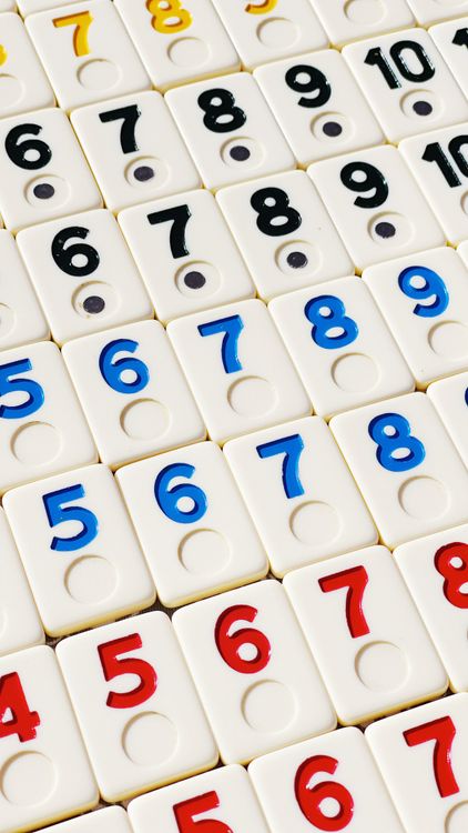 Number Tile Graphics Close-Up Shot of Number Tiles · Free Stock Photo