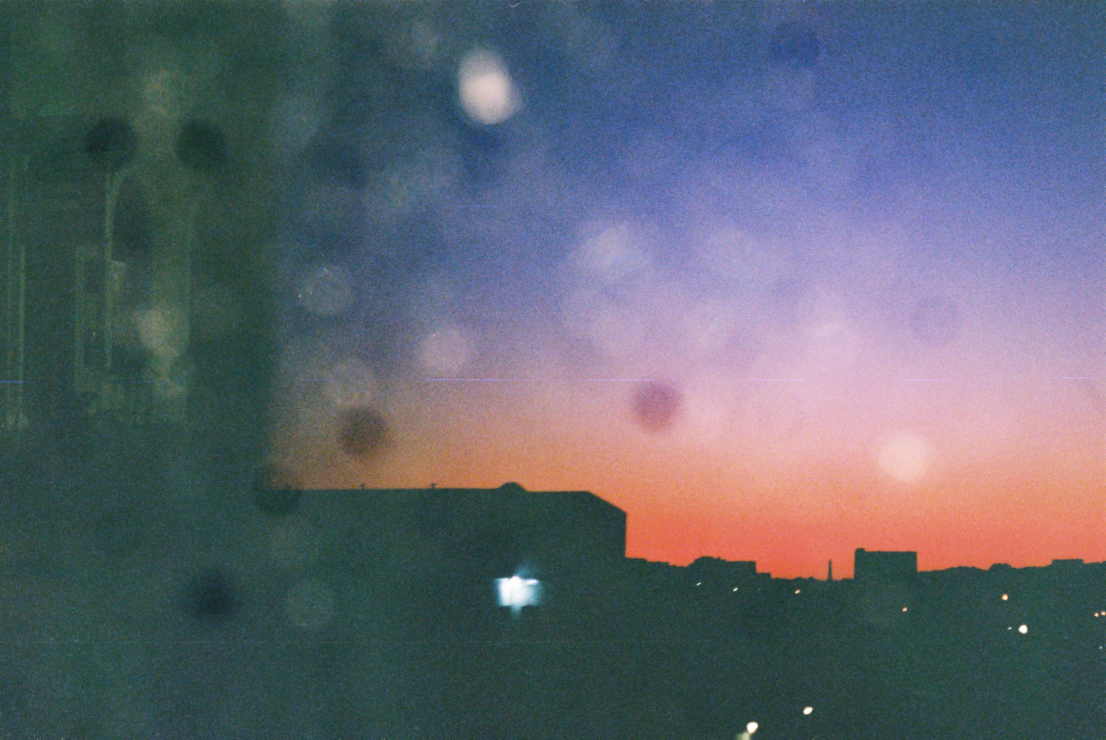 Silhouette of Buildings at Dusk · Free Stock Photo