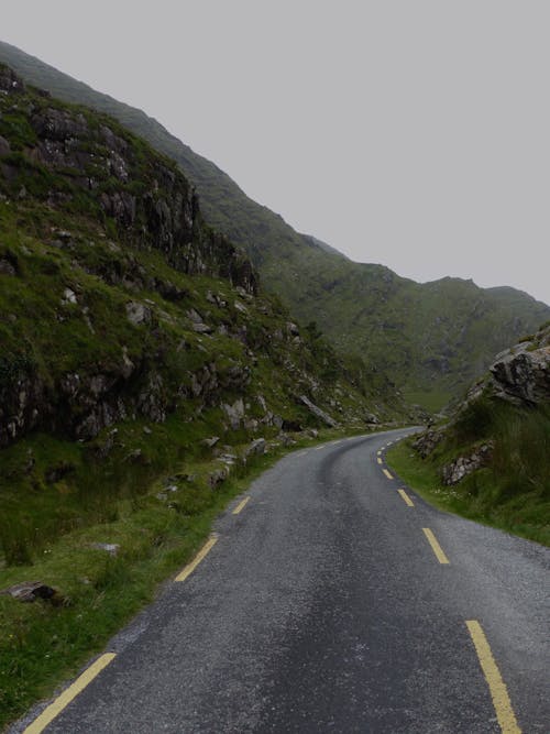 Free stock photo of empty street, moody, road