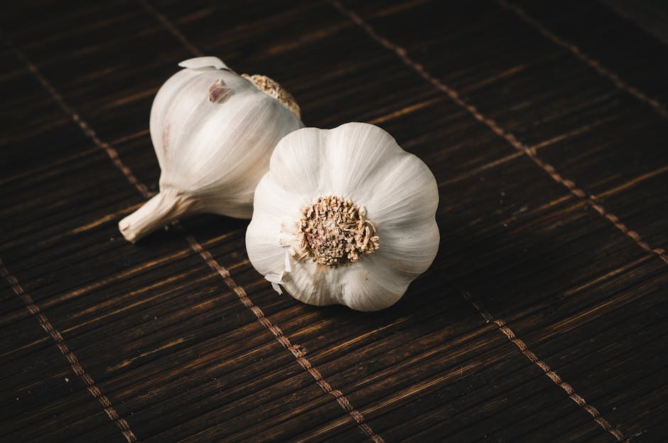 Two White Garlics