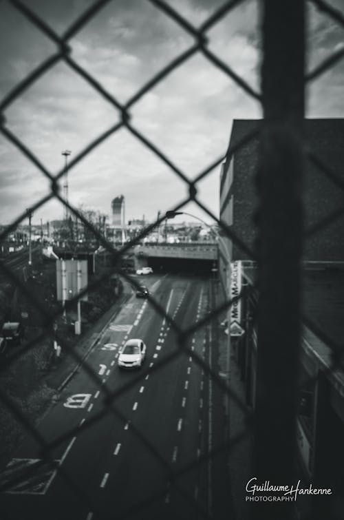 Free stock photo of architectur, black-and-white, cars