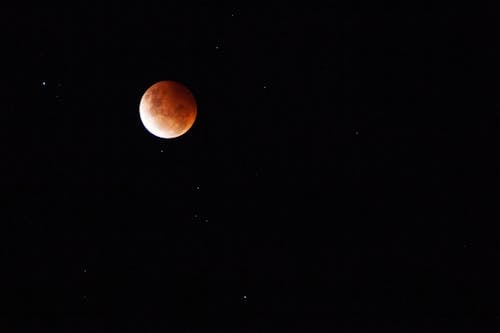 Full Moon in the Darkness of Outer Space