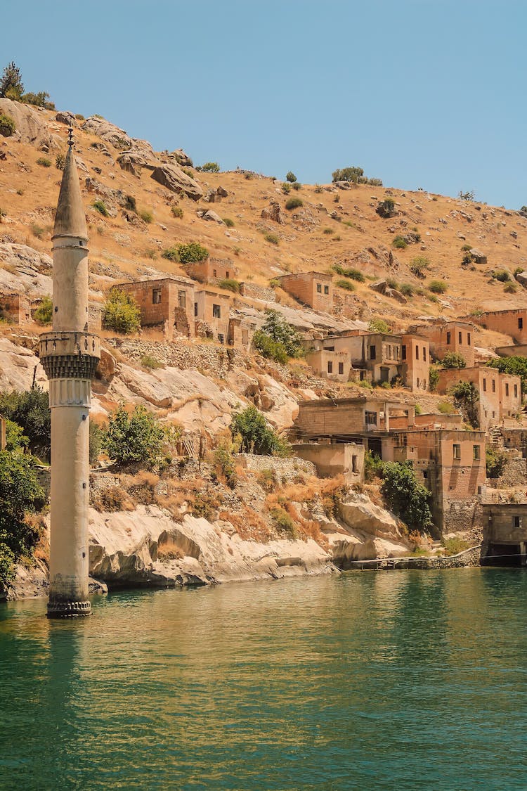 Minaret In Water