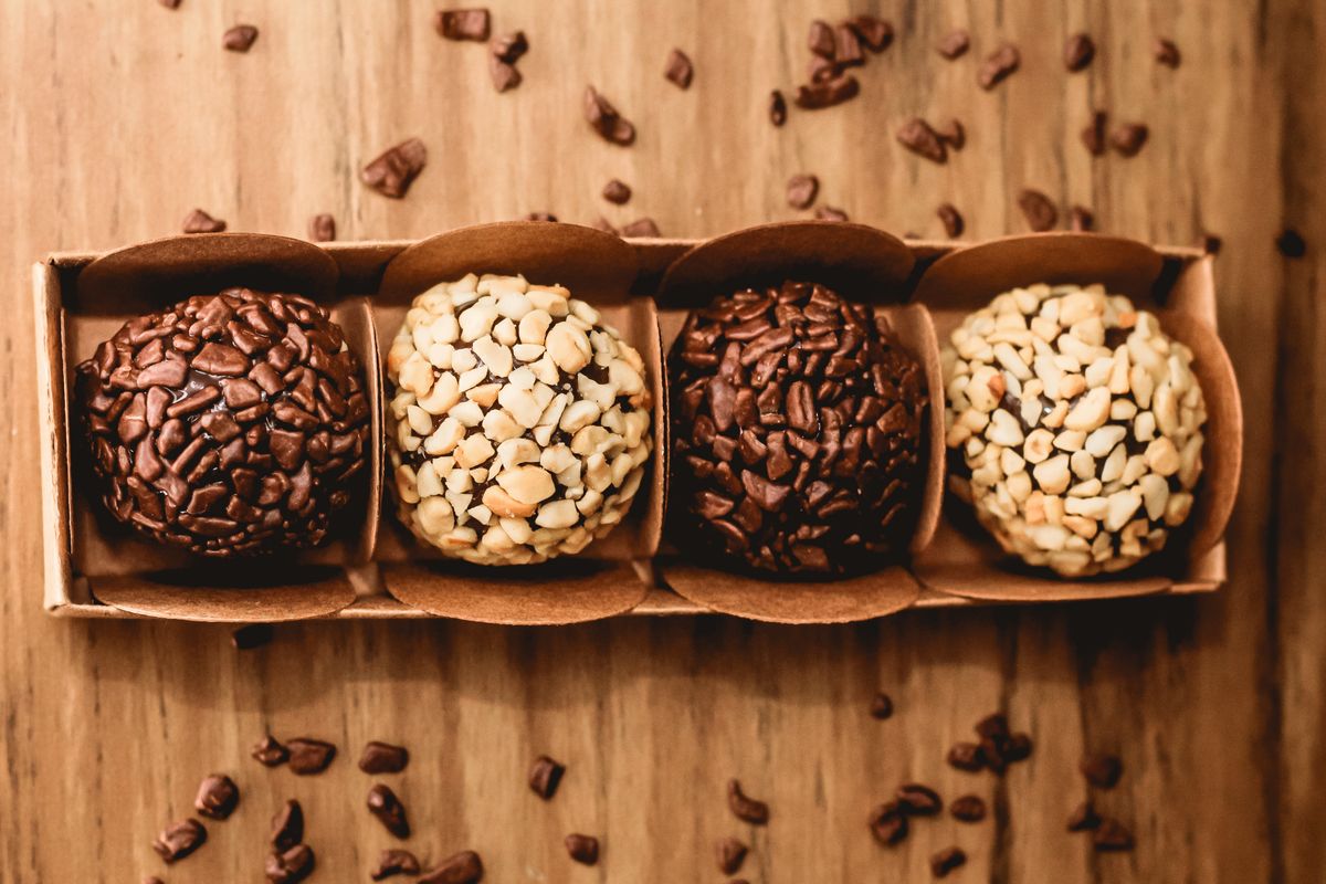 Caja premium de brigadeiros