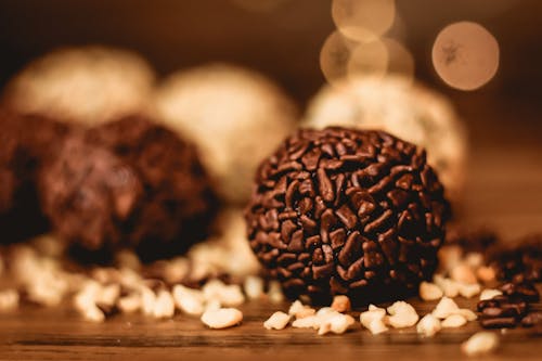 Close-up of Chocolate Pralines 