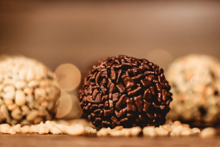 Close-Up Photo Of Brigadeiro Brazilian Dessert