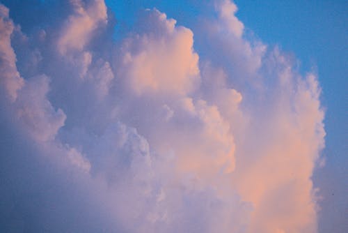 Free White Clouds and a Blue Sky Stock Photo