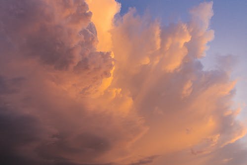 White Clouds and a Blue Sky