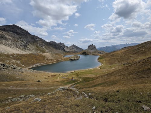 Beautiful Mountains Near the Lake