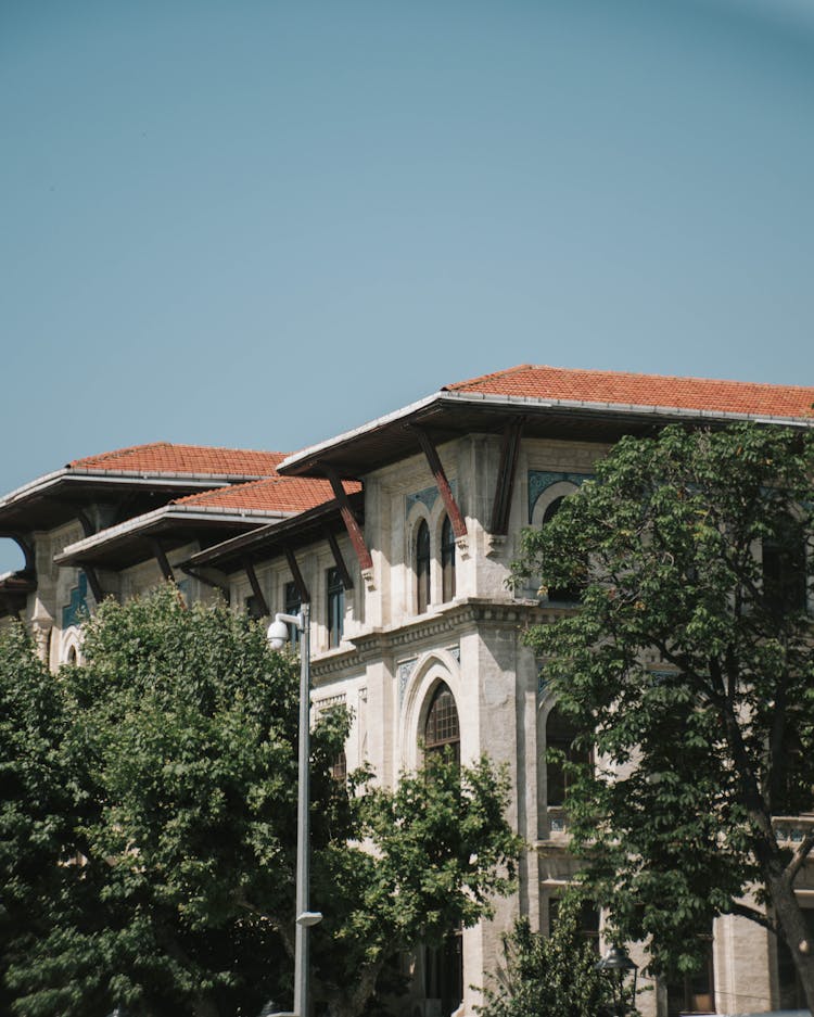 Old Palace Building In Istanbul, Turkey 