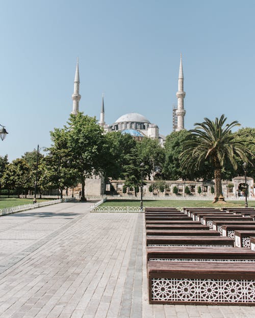 Бесплатное стоковое фото с архитектура, башни, голубая мечеть