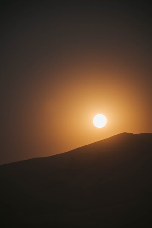 Kostenloses Stock Foto zu abend, berg, blick auf den sonnenuntergang