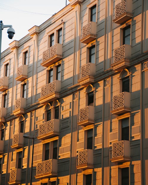 Balconies of a Modern Building