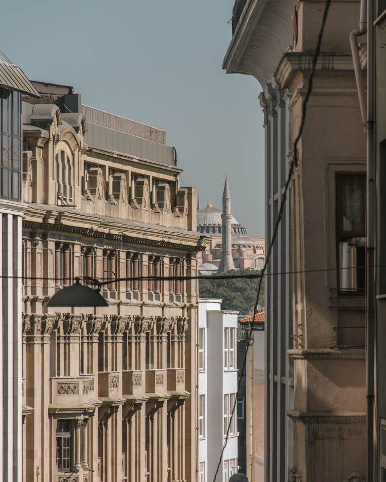 Old And Modern Buildings Of Istanbul