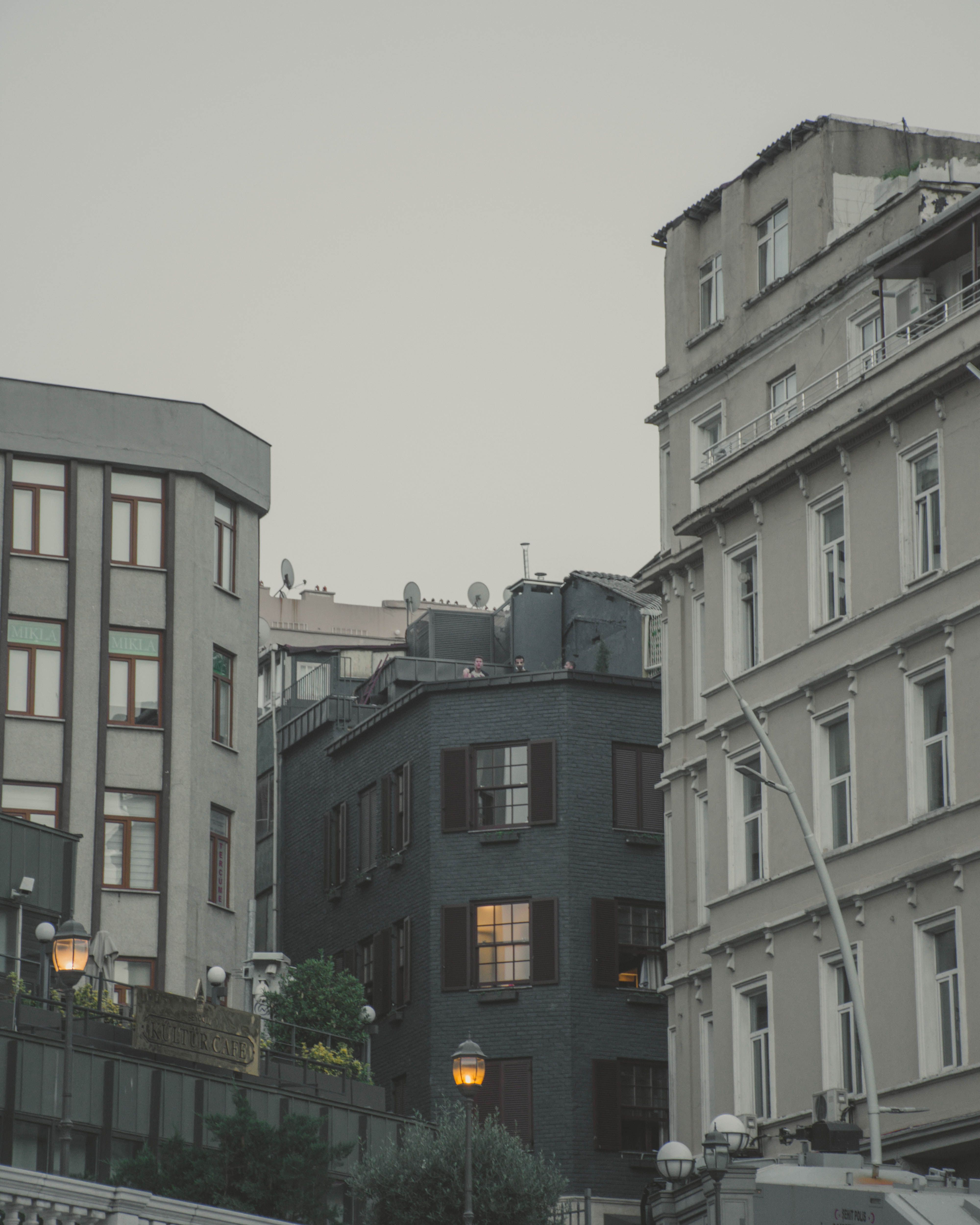 Concrete Buildings Under White Sky · Free Stock Photo
